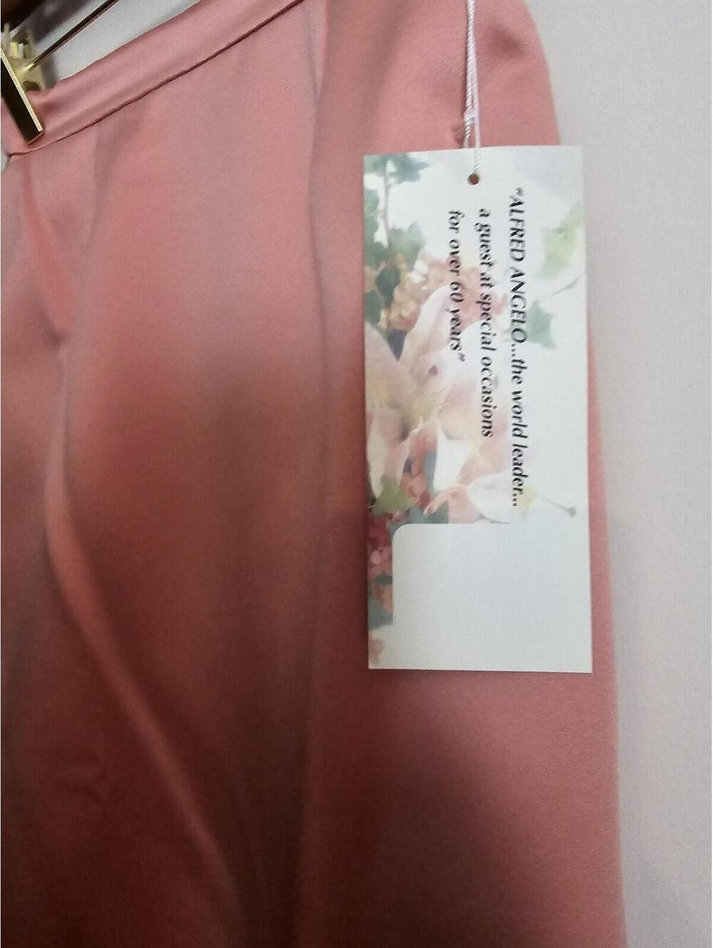 NWT Alfred Angelo Skirt Light Pink Womens Size 8 Satin - Picture 3 of 8